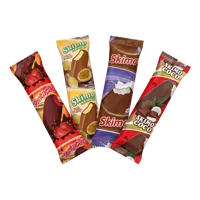Picolés Qimel — Cobertos com chocolate