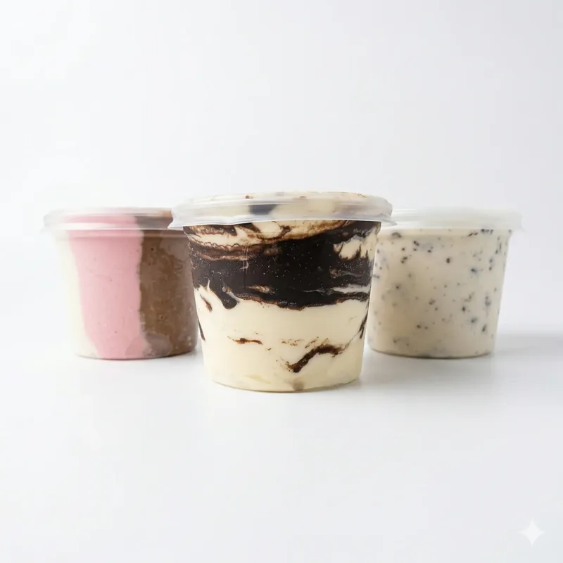 Copos de sorvete Qimel